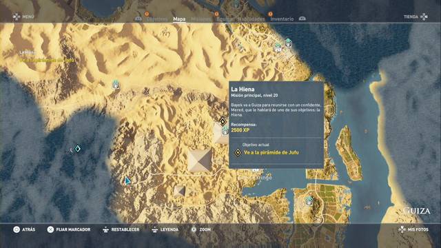 Assassin Creed Origins - La Hiena - La pirámide de Jufu