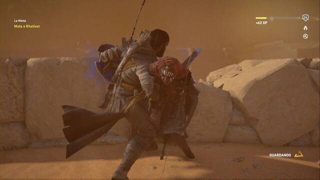 Assassin Creed Origins - La Hiena - La Sobrecarga puede acabar con ella