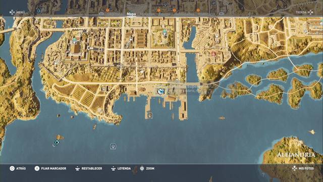 Assassin Creed Origins - Misin secundaria: Estudios superiores - Ubicacin