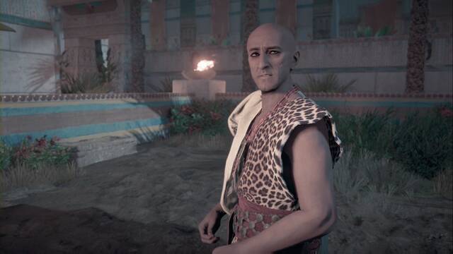 Assassin Creed Origins - La máscara del Lagarto - El sacerdote, desesperado