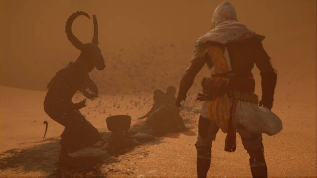 Assassin Creed Origins - La máscara del Lagarto - El ritual ha salido mal