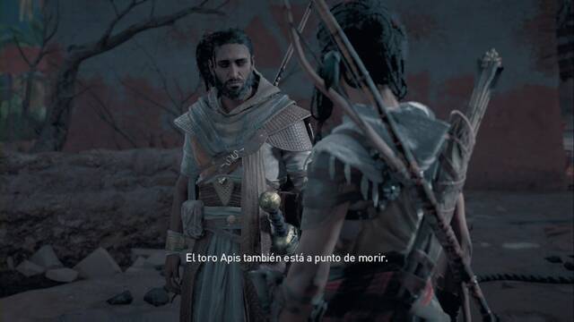 Assassin Creed Origins - La máscara del Lagarto - Aya tiene más información