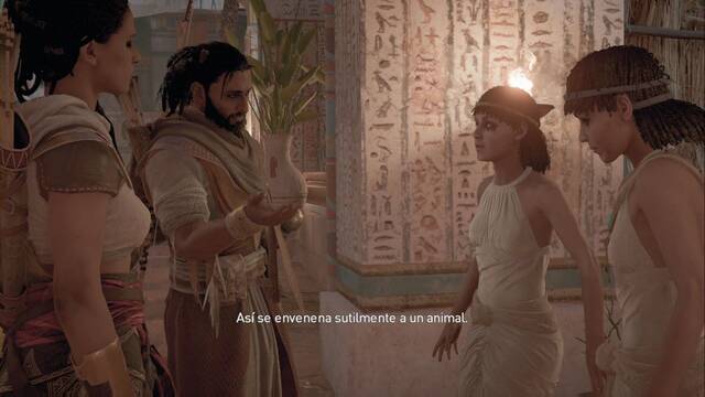 Assassin Creed Origins - La máscara del Lagarto - Las sacerdotisas al descubierto