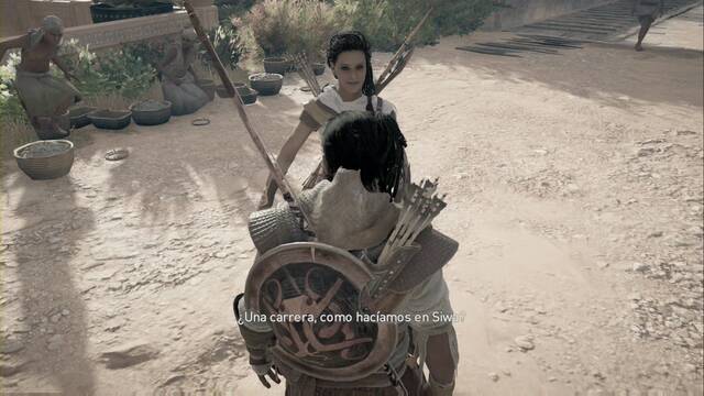 Assassin Creed Origins - El rostro del Lagarto - Aya quiere una carrera