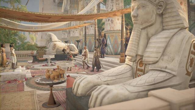 Assassin Creed Origins - El rostro del Lagarto - Bayek y Aya vuelven con Cleopatra