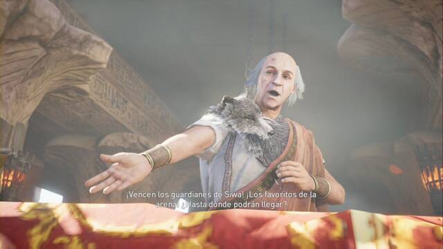 Assassin Creed Origins - Las fauces del Cocodrilo - Flix nos felicita por la victoria