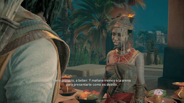 Assassin Creed Origins - Las fauces del Cocodrilo - Ella nos ayudar a entrar en la arena