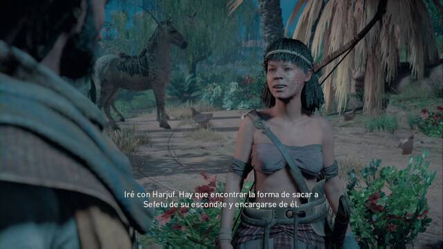Assassin Creed Origins - Misión secundaria: Humo sobre el agua - Jeska quiere acabar con Sefetu