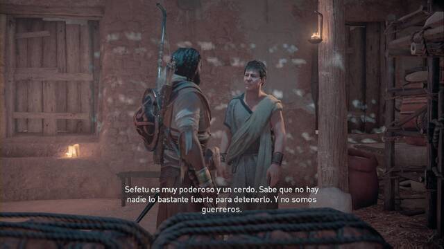 Assassin Creed Origins - Misión secundaria: Conflicto de intereses - Zervos también odia a Sefetu