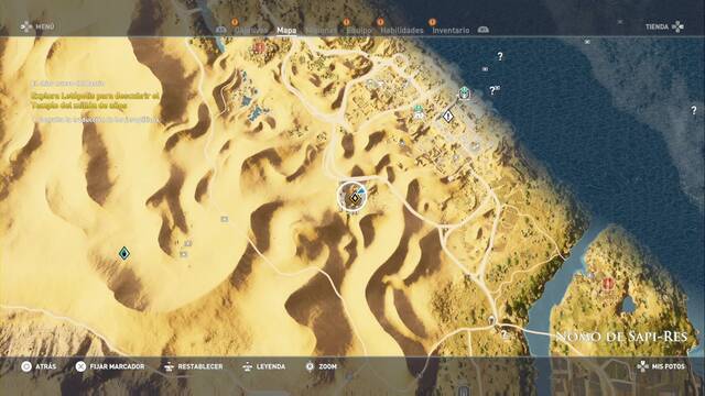 Assassin Creed Origins - Misión secundaria: El chico nuevo del barrio - Las ruinas