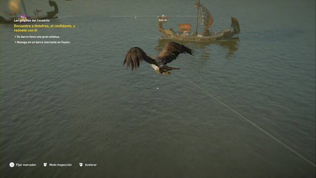 Assassin Creed Origins - Las escamas del Cocodrilo - El barco de Hotefres
