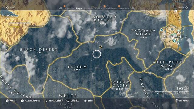 Assassin Creed Origins - Las escamas del Cocodrilo - Ubicacin