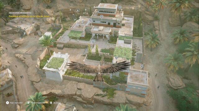 Assassin Creed Origins - Las escamas del Cocodrilo - La villa est vigilada