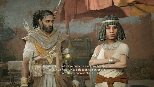 Assassin Creed Origins - Las escamas del Cocodrilo - Jenut explica la situacin
