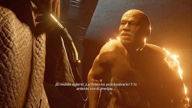 Assassin Creed Origins - Misión secundaria: El fuego de Dionysias - Una predicción de lo que sucede en el futuro