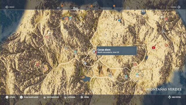 Assassin Creed Origins - Misin secundaria: Carpe Diem - Ubicacin