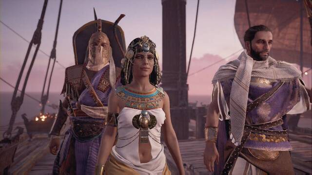 Assassin Creed Origins - Aya, espada de la diosa - La comitiva de Cleopatra