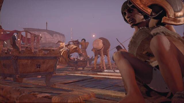 Assassin Creed Origins - Aya, espada de la diosa - Los marineros caen bajo las flechas