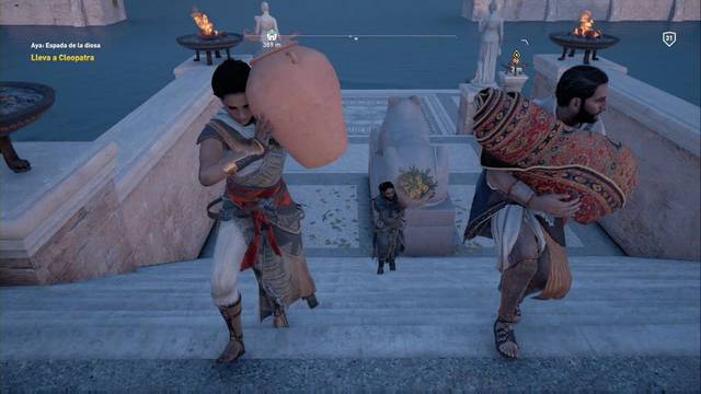 Assassin Creed Origins - Aya, espada de la diosa - Una extraña comitiva real