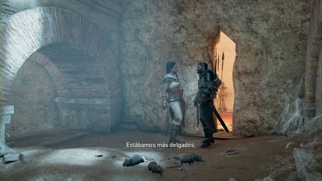 Assassin Creed Origins - Aya, espada de la diosa - Aya y Bayek entran en la tumba
