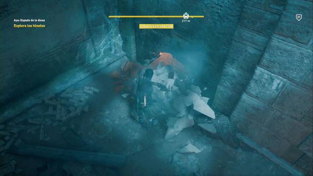 Assassin Creed Origins - Aya, espada de la diosa - Rompe las vasijas para avanzar