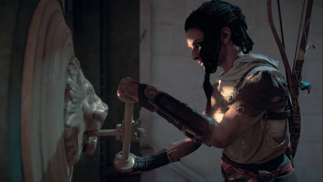 Assassin Creed Origins - Aya, espada de la diosa - Aya abre la puerta