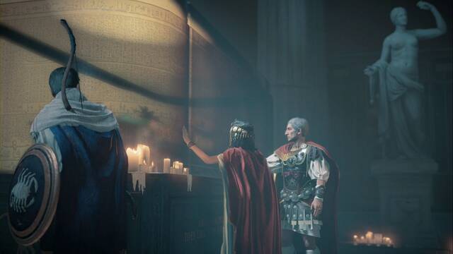 Assassin Creed Origins - Aya, espada de la diosa - El grupo inspecciona la tumba