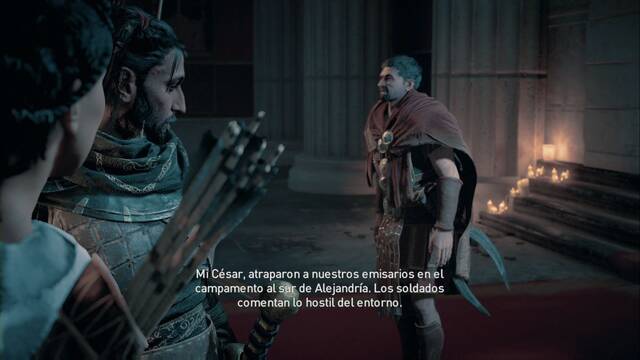 Assassin Creed Origins - Aya, espada de la diosa - Ptolomeo ataca a los romanos