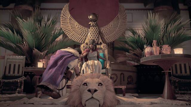Assassin Creed Origins - Aya, espada de la diosa - Cleopatra habla con Apolodoro