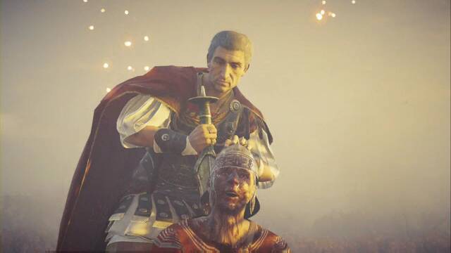 Assassin Creed Origins - La batalla del Nilo - César es implacable con sus rivales