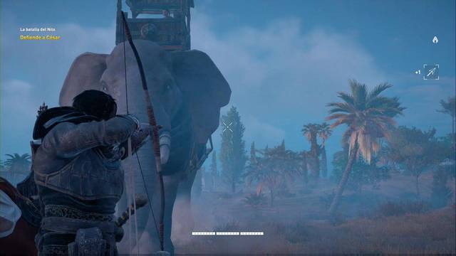 Assassin Creed Origins - La batalla del Nilo - Un temible elefante