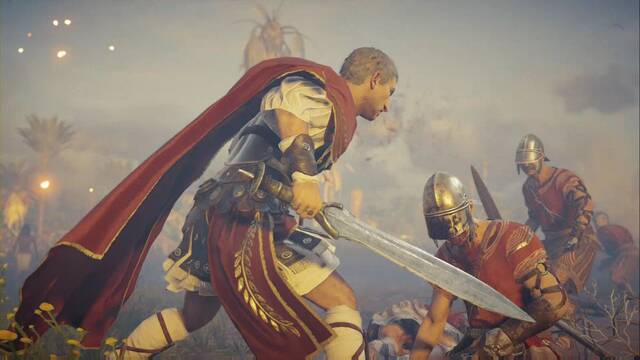 Assassin Creed Origins - La batalla del Nilo - César no evita la lucha