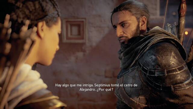 Assassin Creed Origins - La batalla del Nilo - El cetro, un Artefacto de los Antiguos