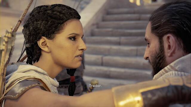 Assassin Creed Origins - La batalla del Nilo - Aya no confía en Apolodoro