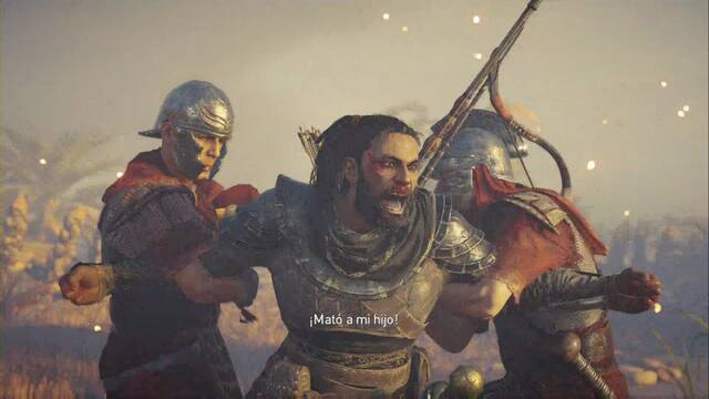 Assassin Creed Origins - La batalla del Nilo - Los romanos impiden la muerte del Chacal