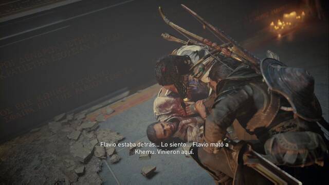 Assassin Creed Origins - Las consecuencias - Flavio fue quien asesinó a Khemu