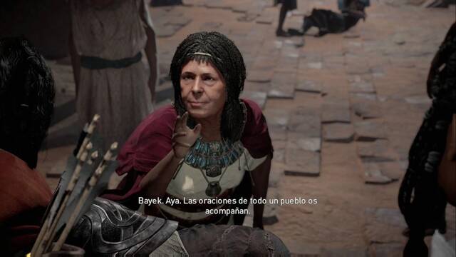 Assassin Creed Origins - El pesado final - Rabiah confa el destino en Aya y Bayek