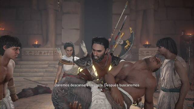 Assassin Creed Origins - El pesado final - Antes, hay que enterrar a Hepzefa como es debido