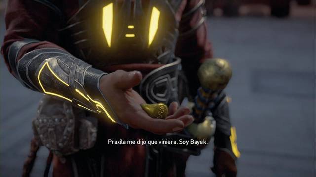 Assassin Creed Origins - El pesado final - Bayek demuestra que es un aliado