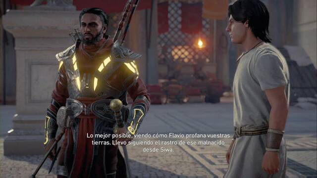 Assassin Creed Origins - El pesado final - Bayek explica la situacin