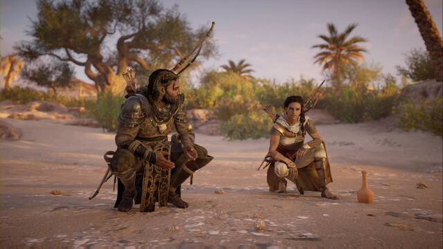 Assassin Creed Origins - El ltimo medjay - Bayek y Aya comparten un ltimo momento