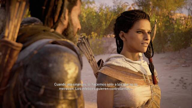 Assassin Creed Origins - El ltimo medjay - Aya fija unas normas bsicas