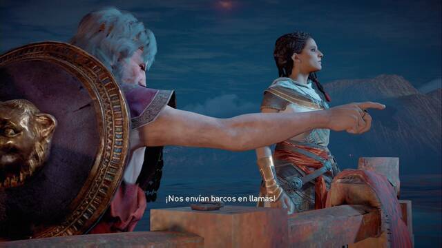 Assassin Creed Origins - La caída de un Imperio y el alzamiento de otro - Los romanos nos lanzan barcos suicida