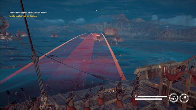 Assassin Creed Origins - La caída de un Imperio y el alzamiento de otro - Ponte de lado para teer mejor línea de tiro