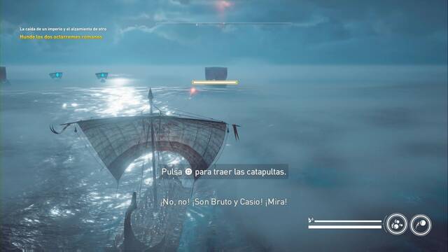 Assassin Creed Origins - La caída de un Imperio y el alzamiento de otro - Aprovecha las catapultas