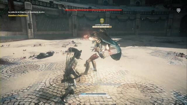 Assassin Creed Origins - La caída de un Imperio y el alzamiento de otro - Aya se enfrenta a Septimius