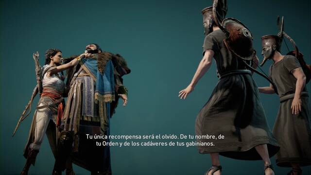 Assassin Creed Origins - La caída de un Imperio y el alzamiento de otro - Aya amenaza de muerte a Septimius
