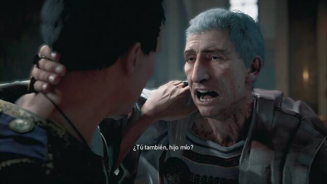 Assassin Creed Origins - La caída de un Imperio y el alzamiento de otro - Bruto apuñala a César