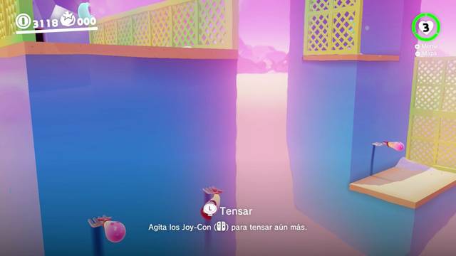 Super Mario Odyssey - Reino de los Fogones - Energilunas 42 y 41 - Camino secundario