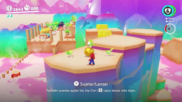 Super Mario Odyssey - Reino de los Fogones - Energiluna 16 - Cebolla dorada